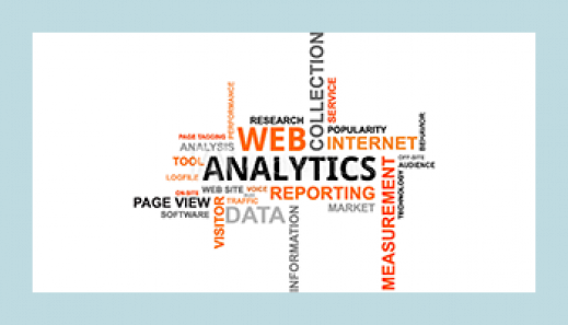 Grafisches wording Web-Analyse Analytics